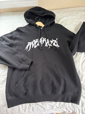 Black PARTY101 Hoodie Sweatshirt